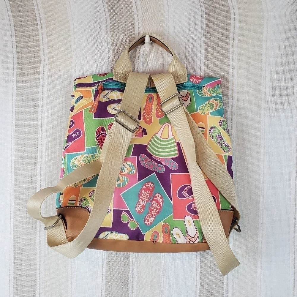 Lily‎ Bloom Flip Flops Beachy Backpack Bag